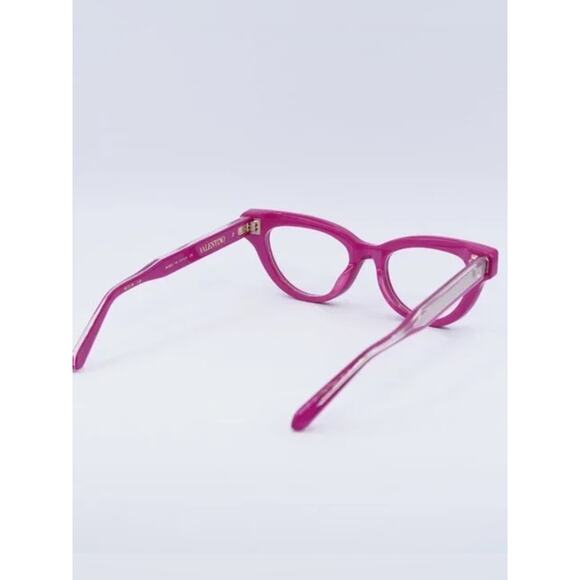 NEW!! Valentino Hot Pink Cat-Eye Women\'s Eyeglass Frames - Authentic